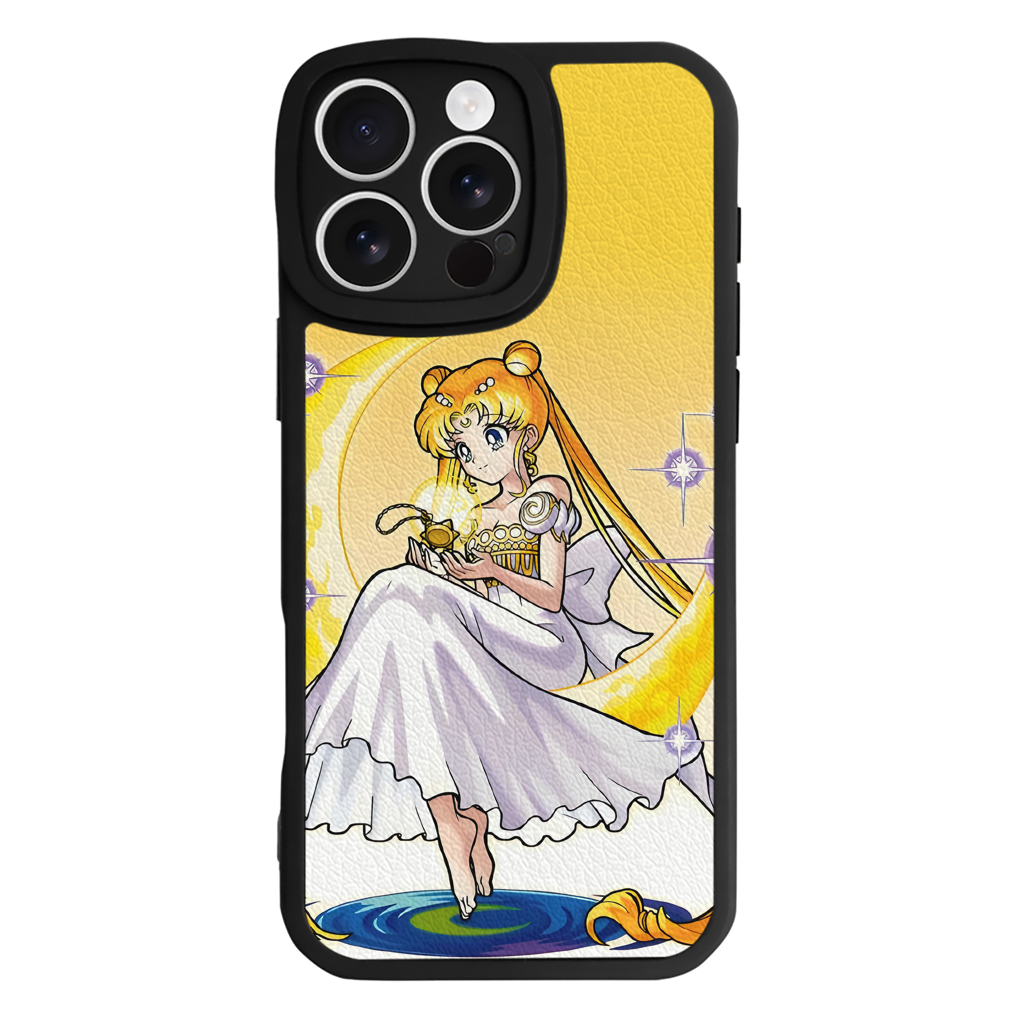 （画像用） 美少女戦士セーラームーン Sailor Moon 【iPhone 16シリーズ対応】シリコンスマホケース（レザー調） 材質：シリコン